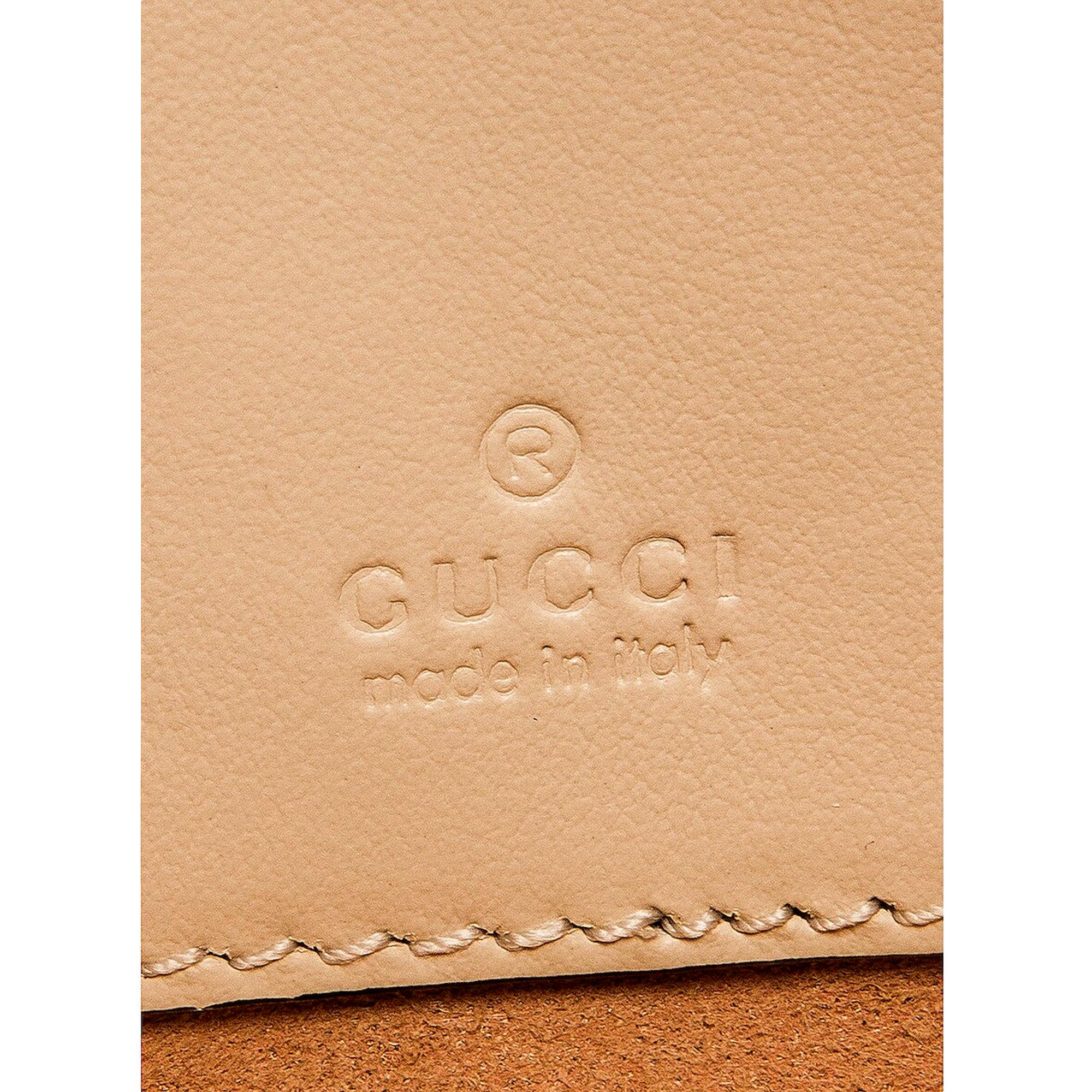 Gucci Marmont Mystic White Wristet Clutch