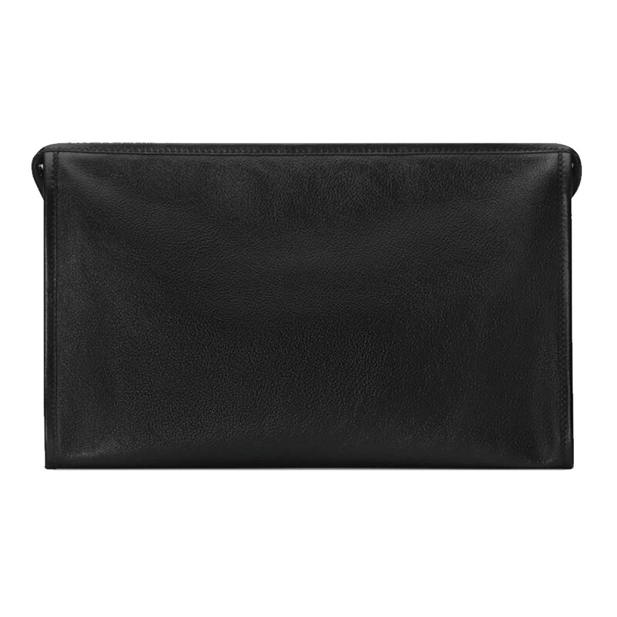 Gucci Morpheus Black Fluffy Calf Leather Cosmetic Pouch Bag