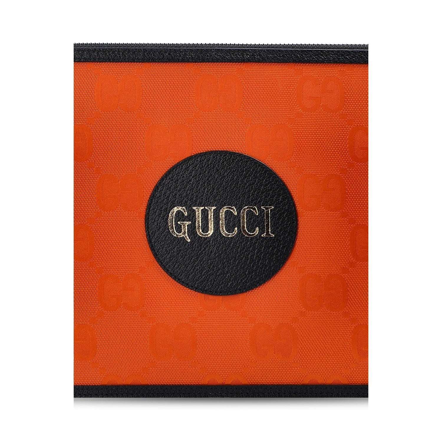 Gucci Off The Grid Orange Econyl Pouch Wristlet Clutch Bag