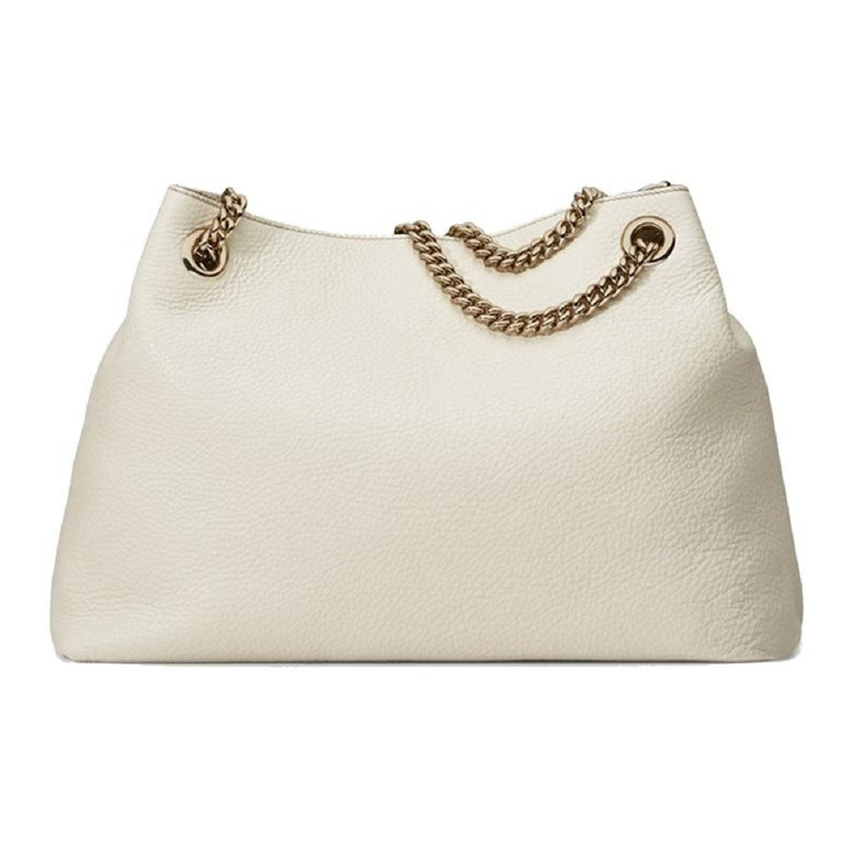 Gucci Soho GG Ivory Leather Chain Shoulder Bag