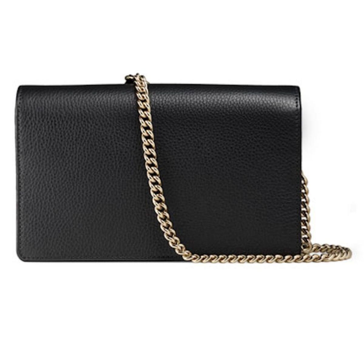 Gucci Soho Wallet on Chain Black Leather Cross Body Bag