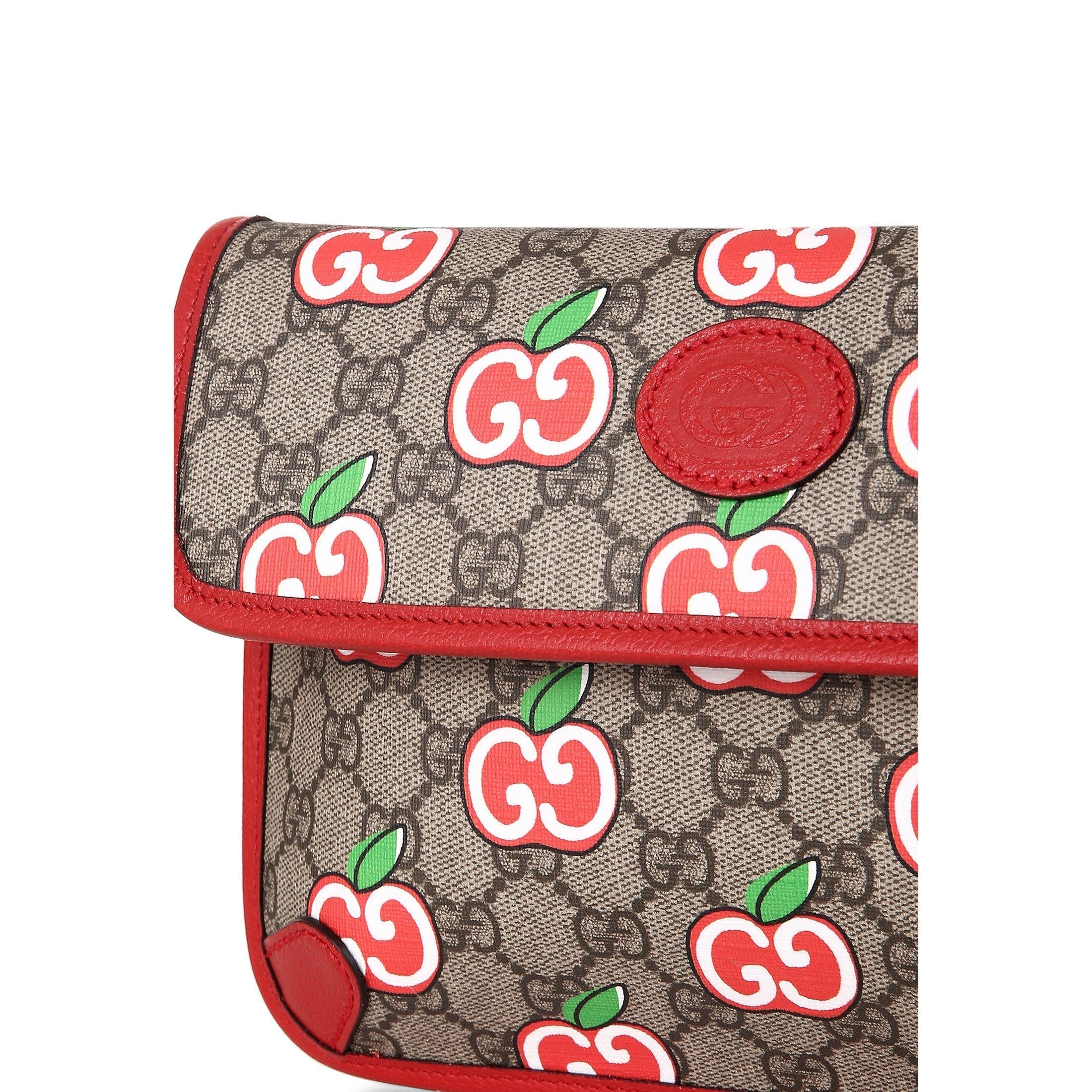 Gucci Supreme Canvas GG Apple Print Belt Bag