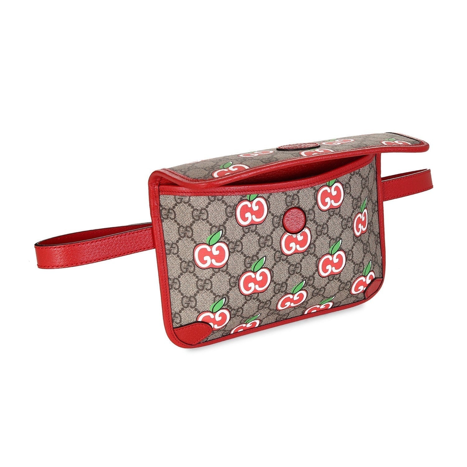 Gucci Supreme Canvas GG Apple Print Belt Bag