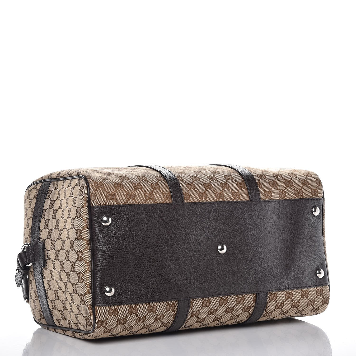 Gucci Unisex Classic Luggage Original GG Canvas Carry On Duffle Travel Bag