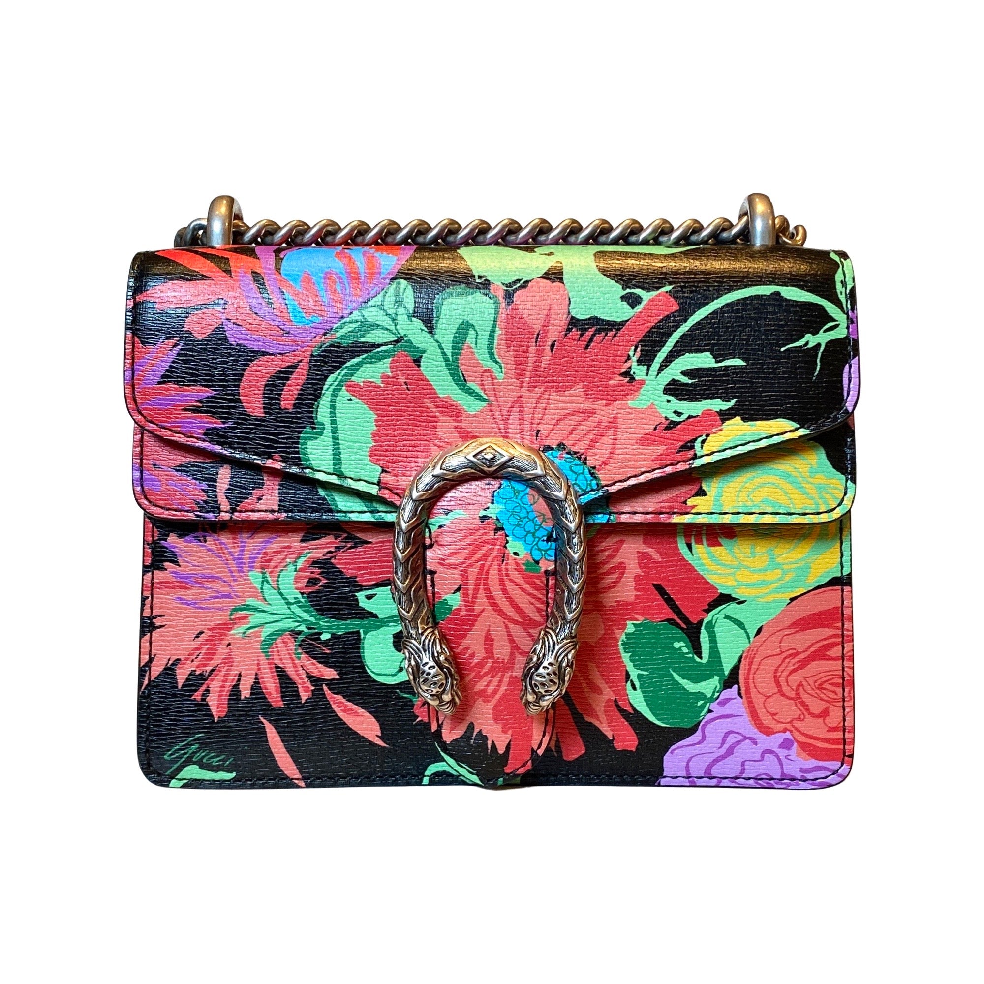 Gucci x Ken Scott Dionysus Floral Print Small Shoulder Bag