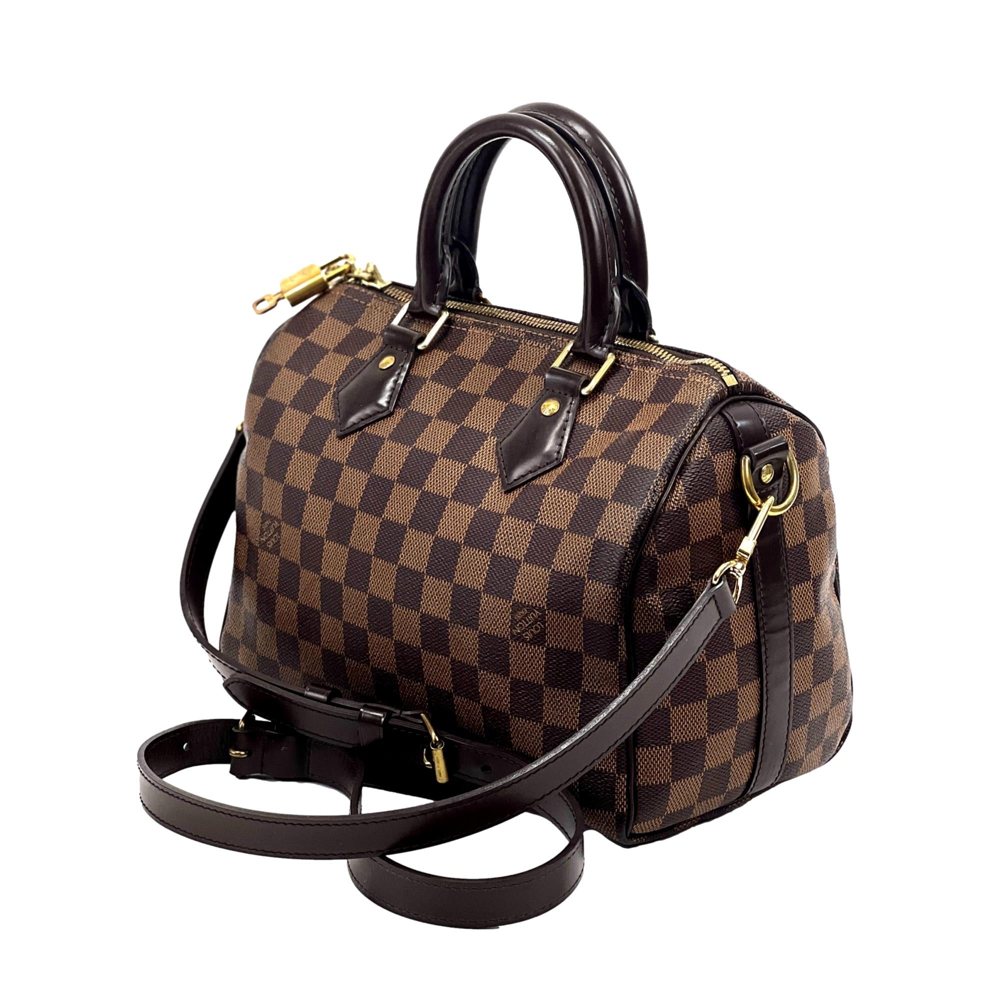 Louis Vuitton Damier Ebene Speedy Bandoulière