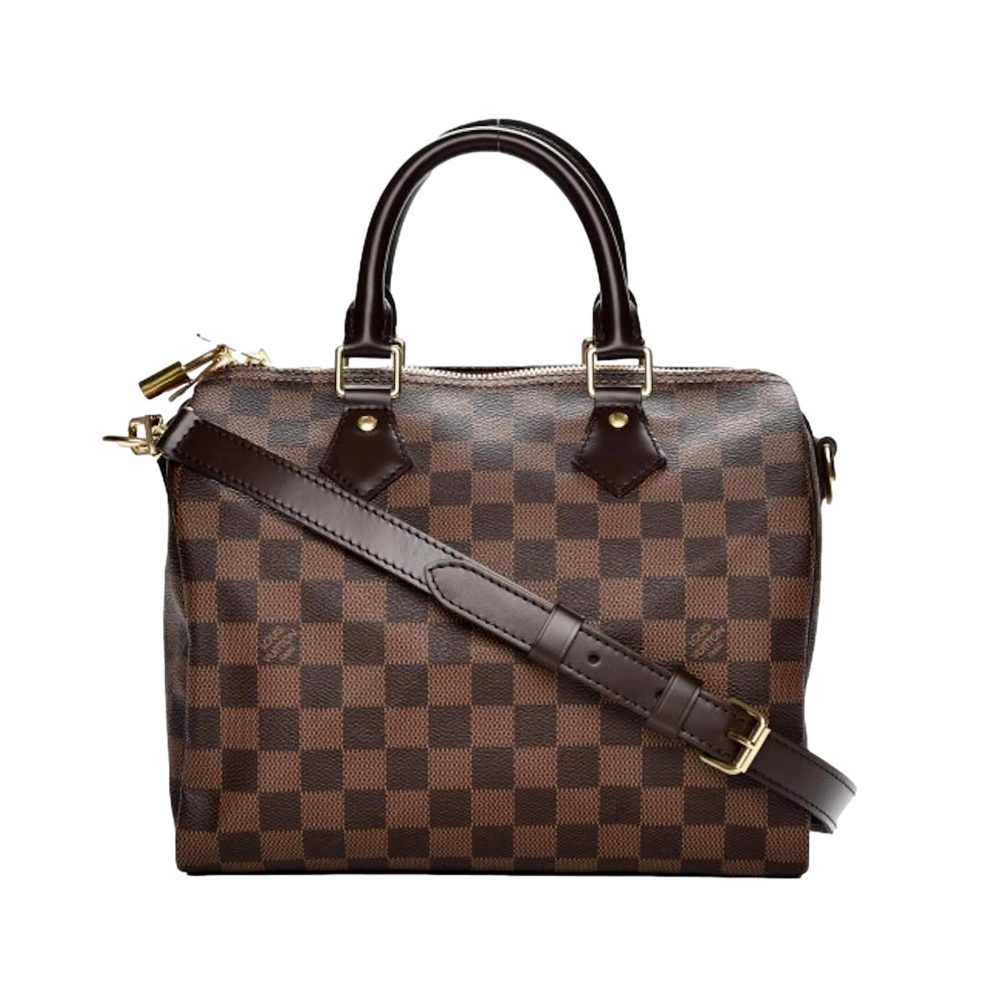 Louis Vuitton Damier Ebene Speedy Bandoulière