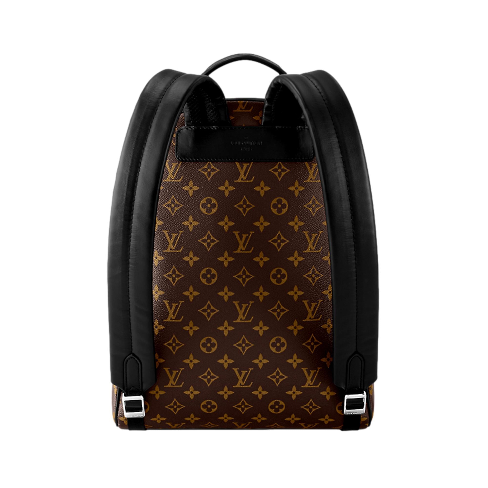 Louis Vuitton Josh Monogram Brown Coated Canvas Backpack