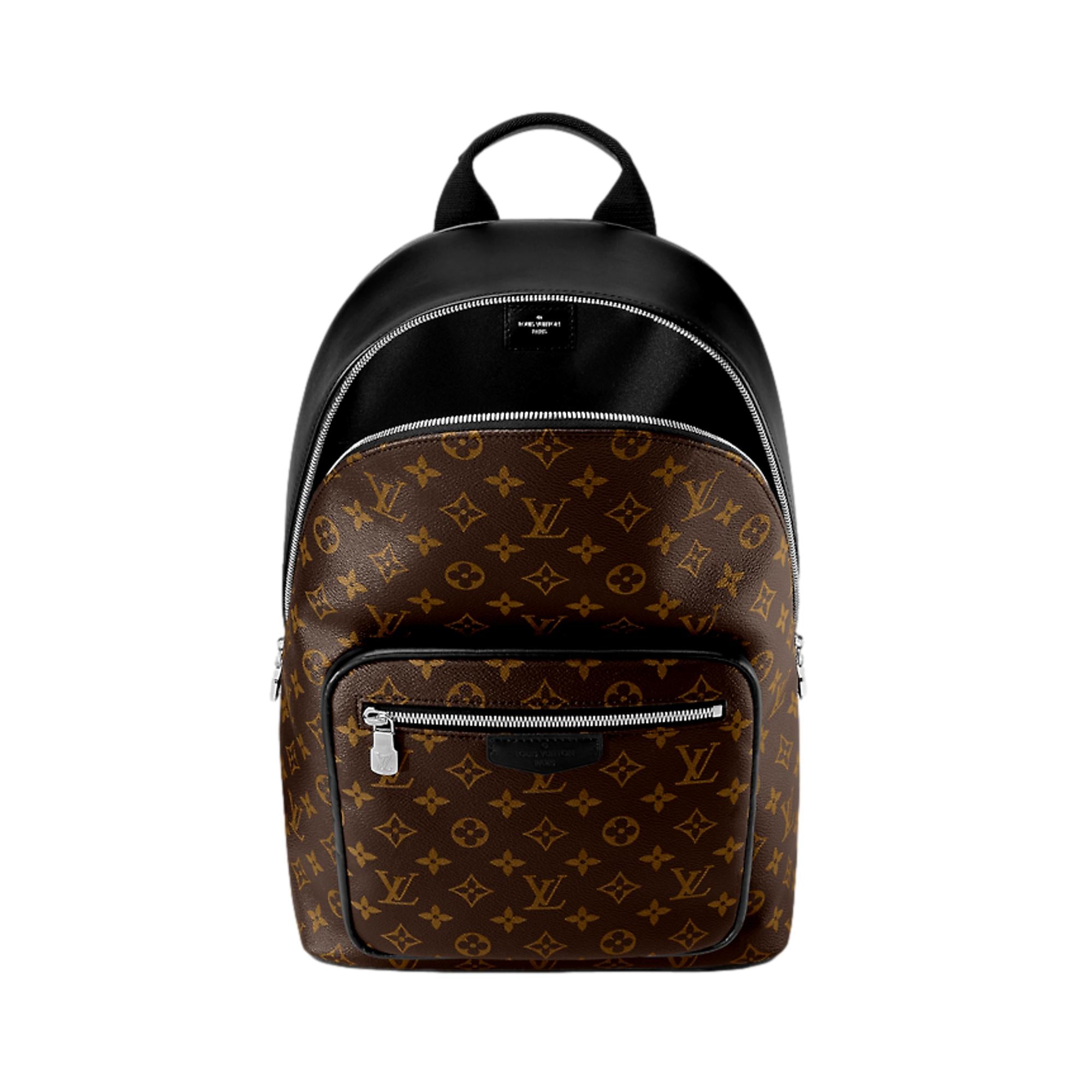 Louis Vuitton Josh Monogram Brown Coated Canvas Backpack