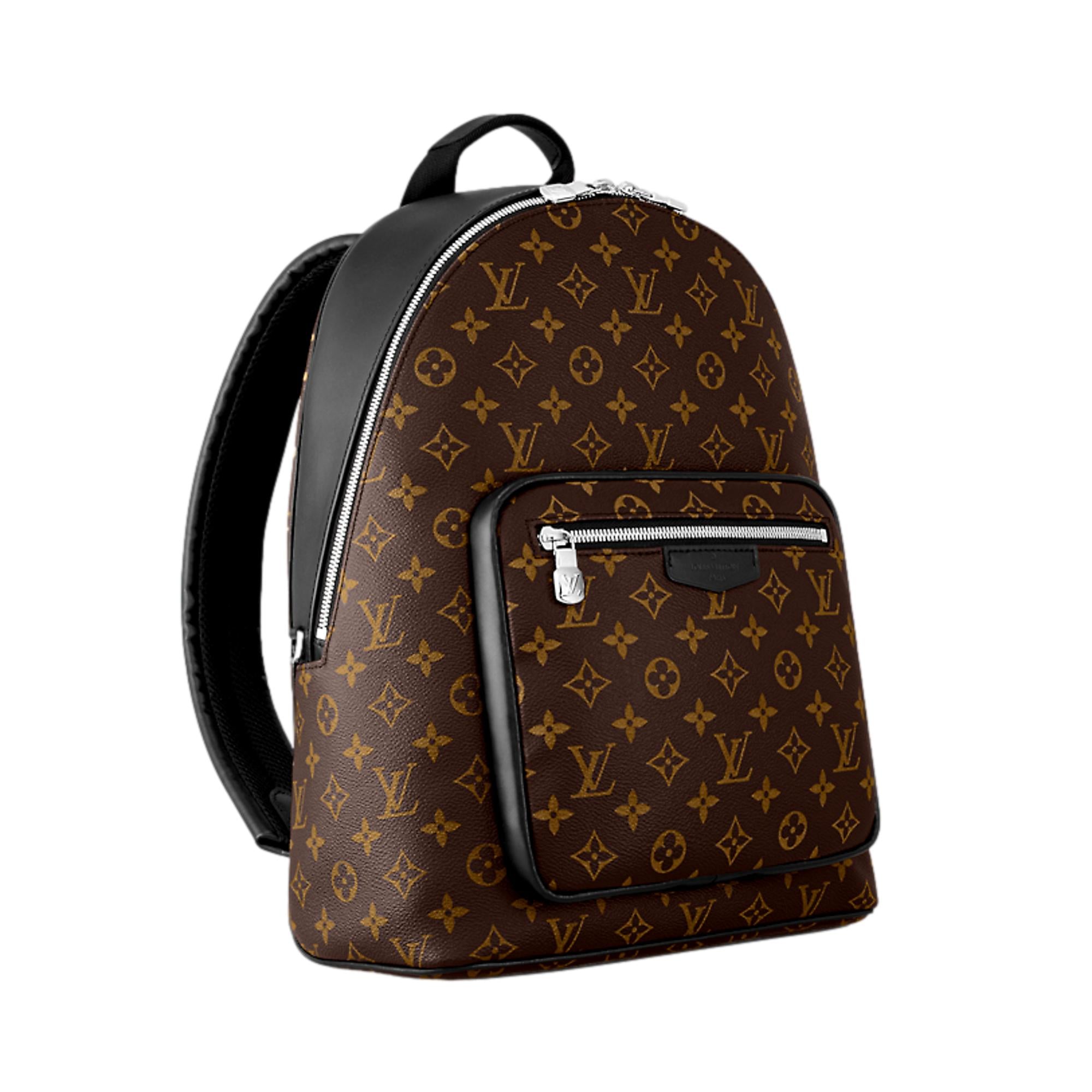 Louis Vuitton Josh Monogram Brown Coated Canvas Backpack