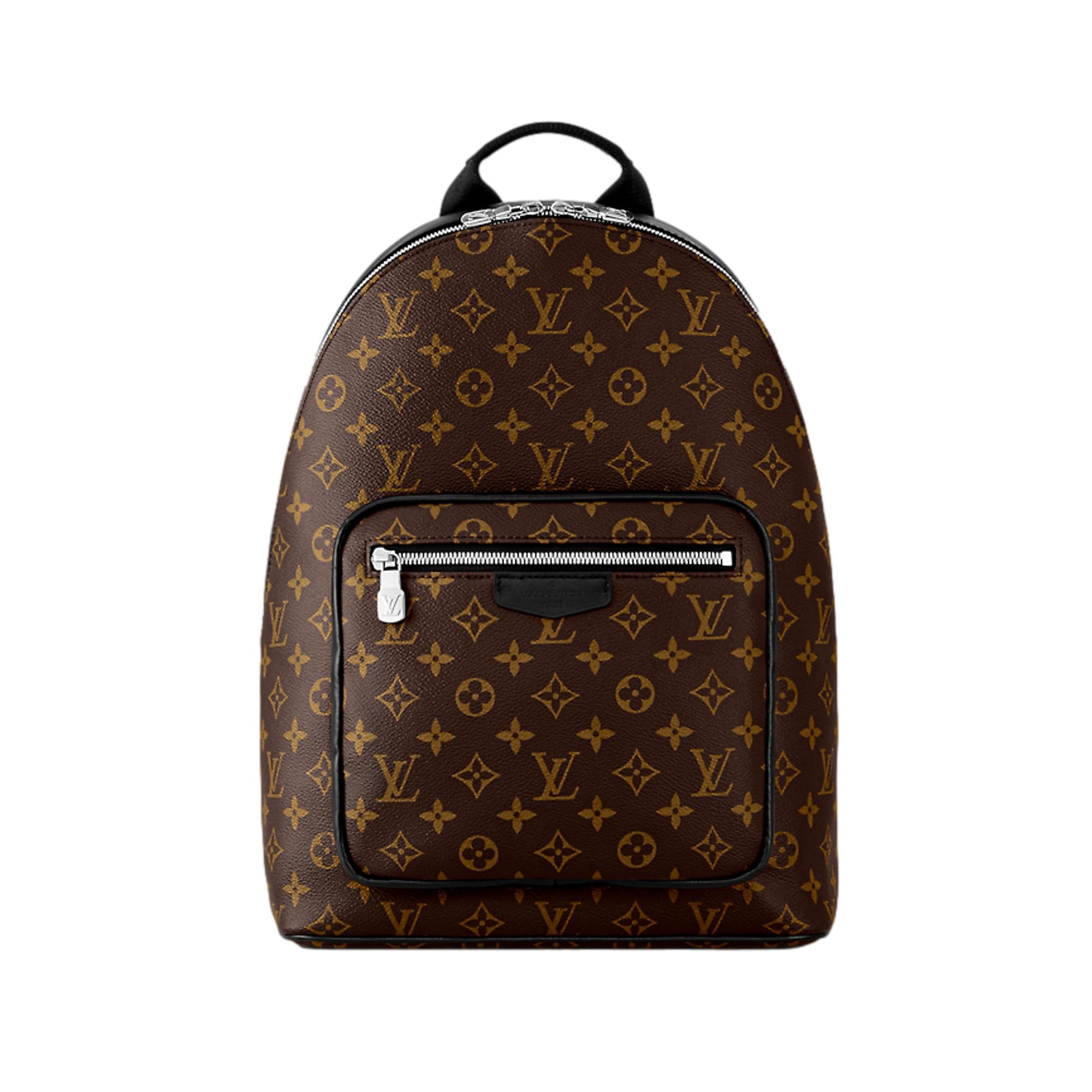 Louis Vuitton Josh Monogram Brown Coated Canvas Backpack