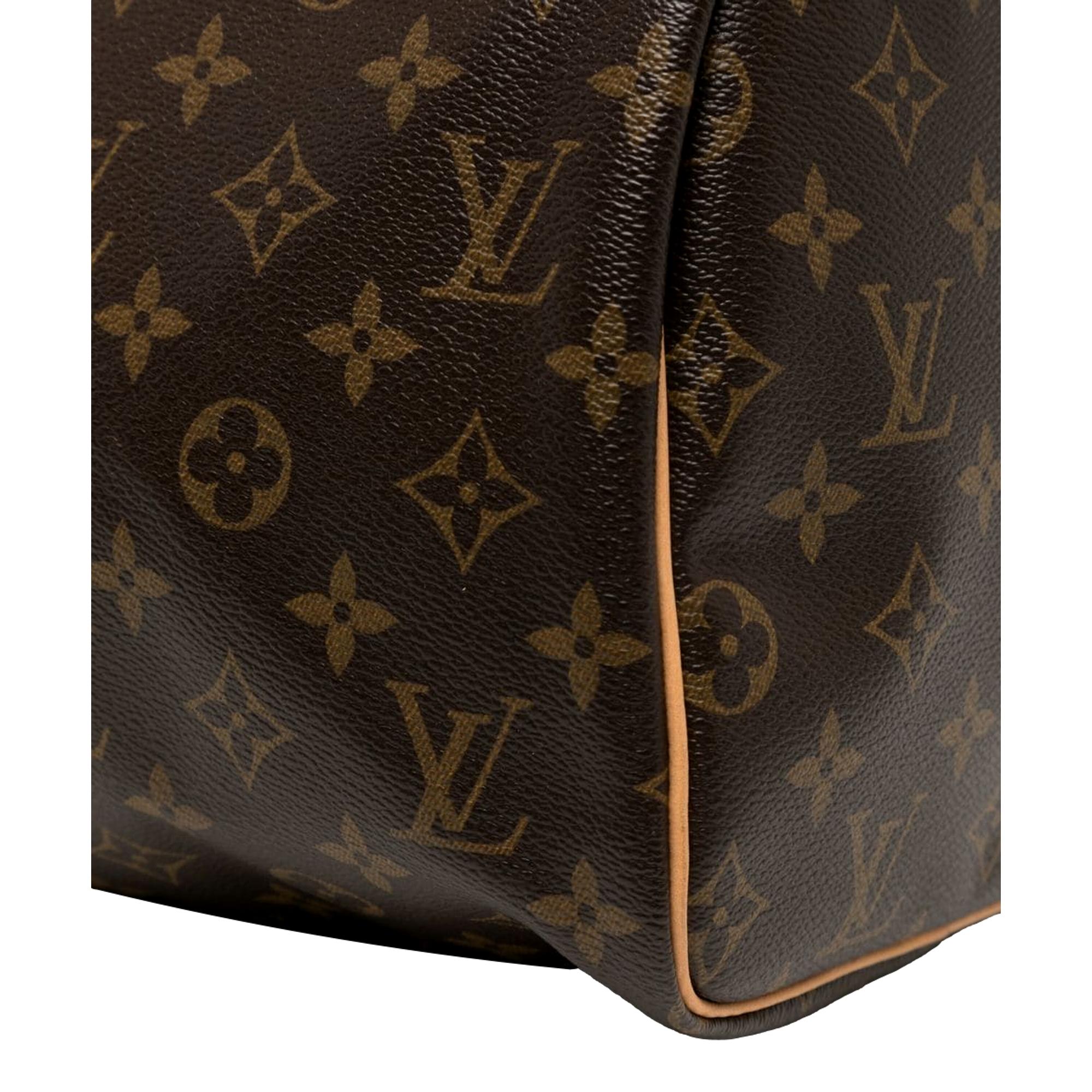 Louis Vuitton Speedy 30 Monogram Brown Coated Canvas