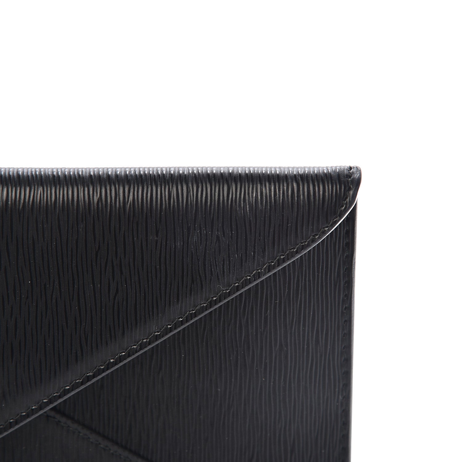 Prada Black Vitello Move Leather Long Envelope Wallet