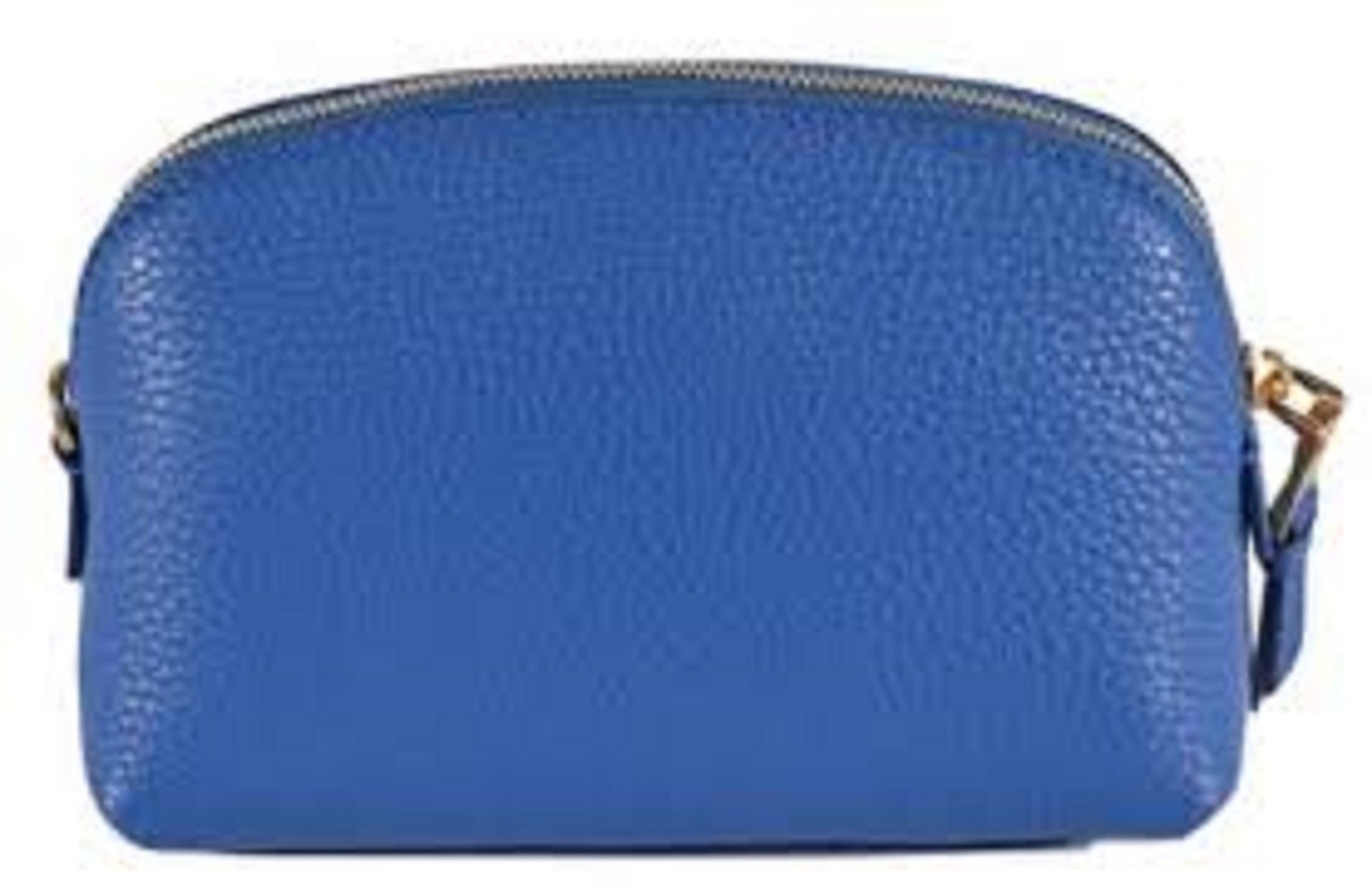 Prada Contenitore Azzurro Blue Vitello Daino Vanity Cosmetic Case