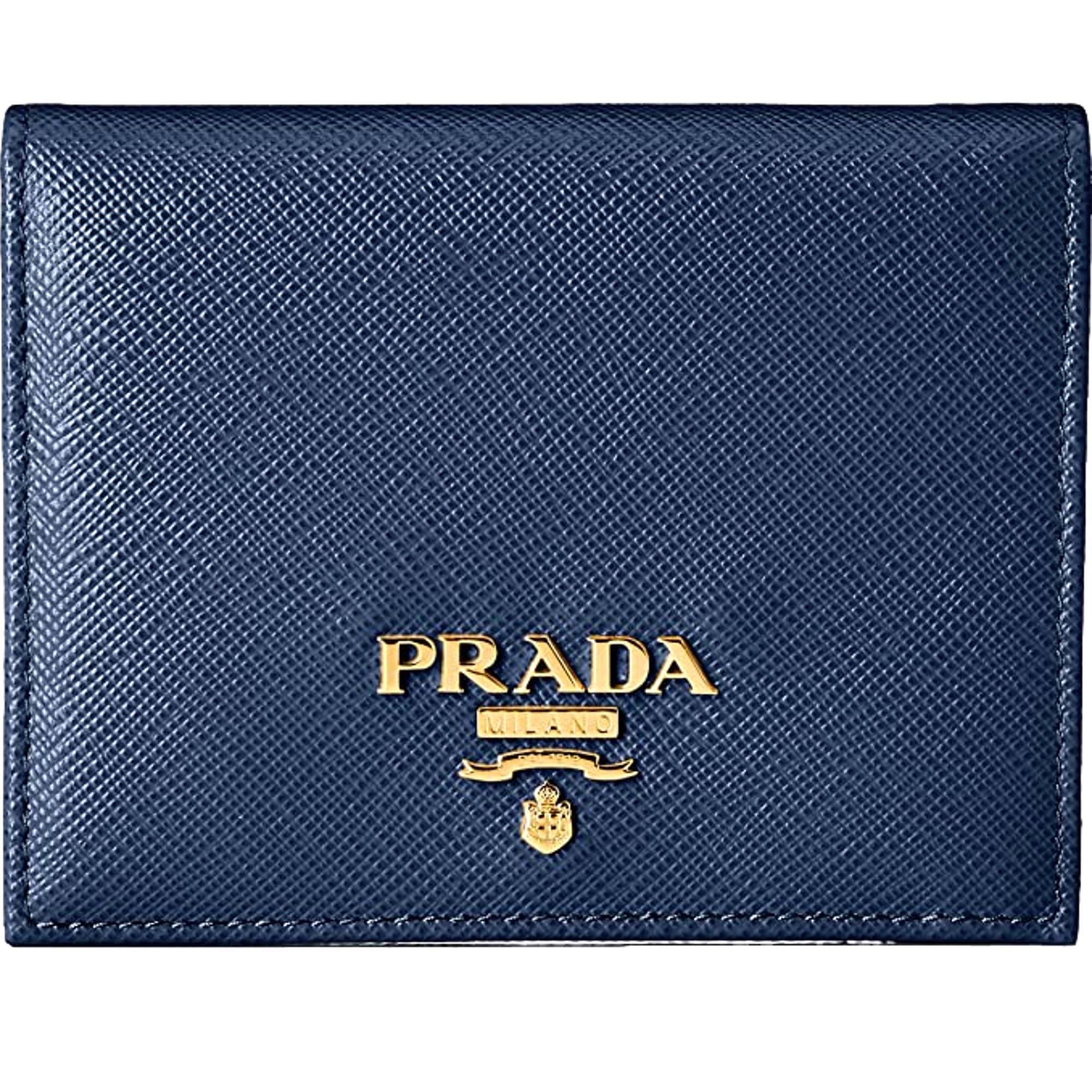 Prada Saffiano Baltico Leather Flap Wallet