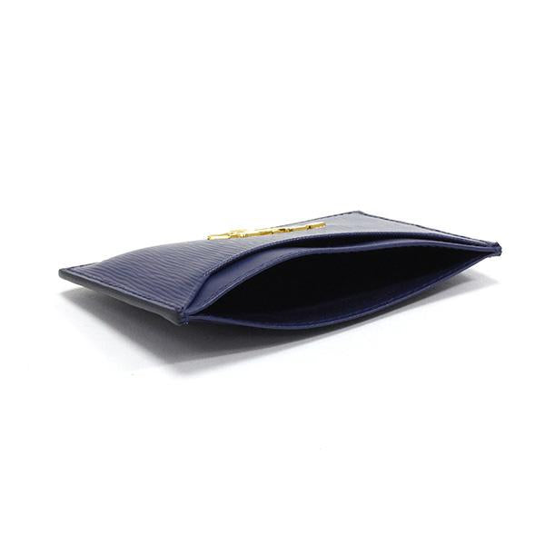 Prada Vitello Move Leather Bluette Blue Card Holder