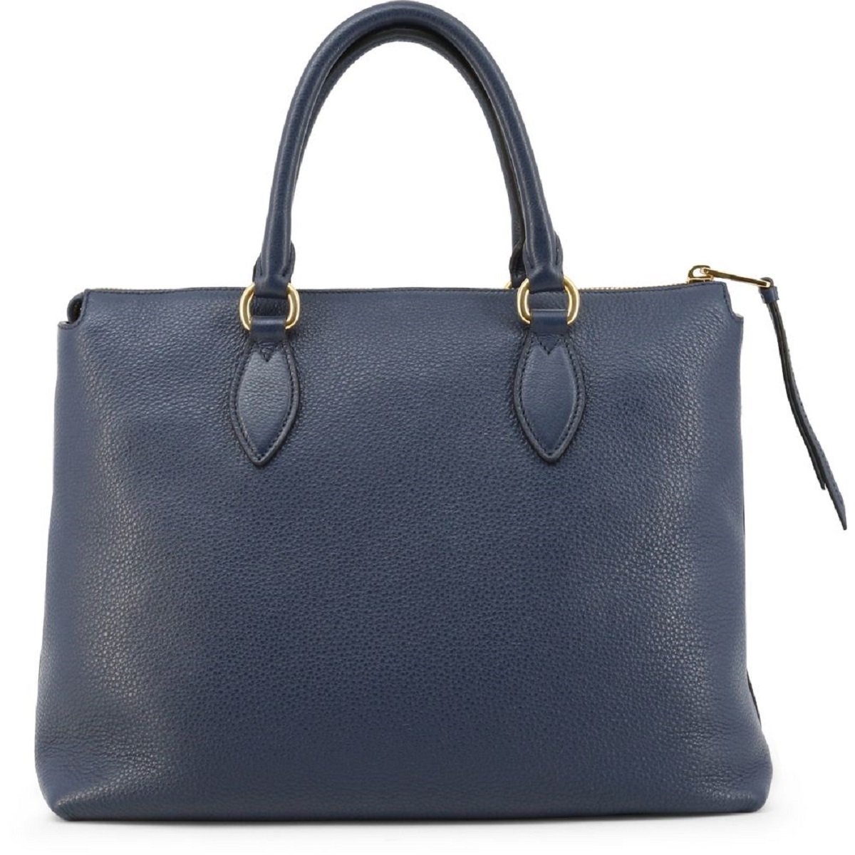 Prada Vitello Phenix Baltico Blue Leather Crossbody Handbag