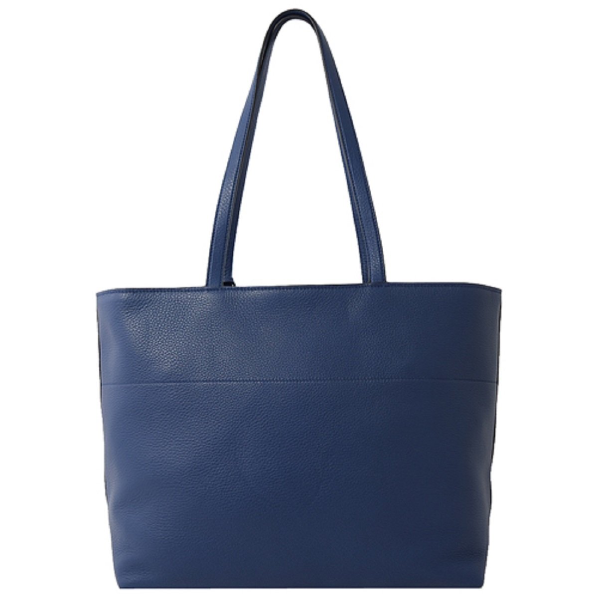 Prada Vitello Phenix Leather Shopping Tote Bag Bluette