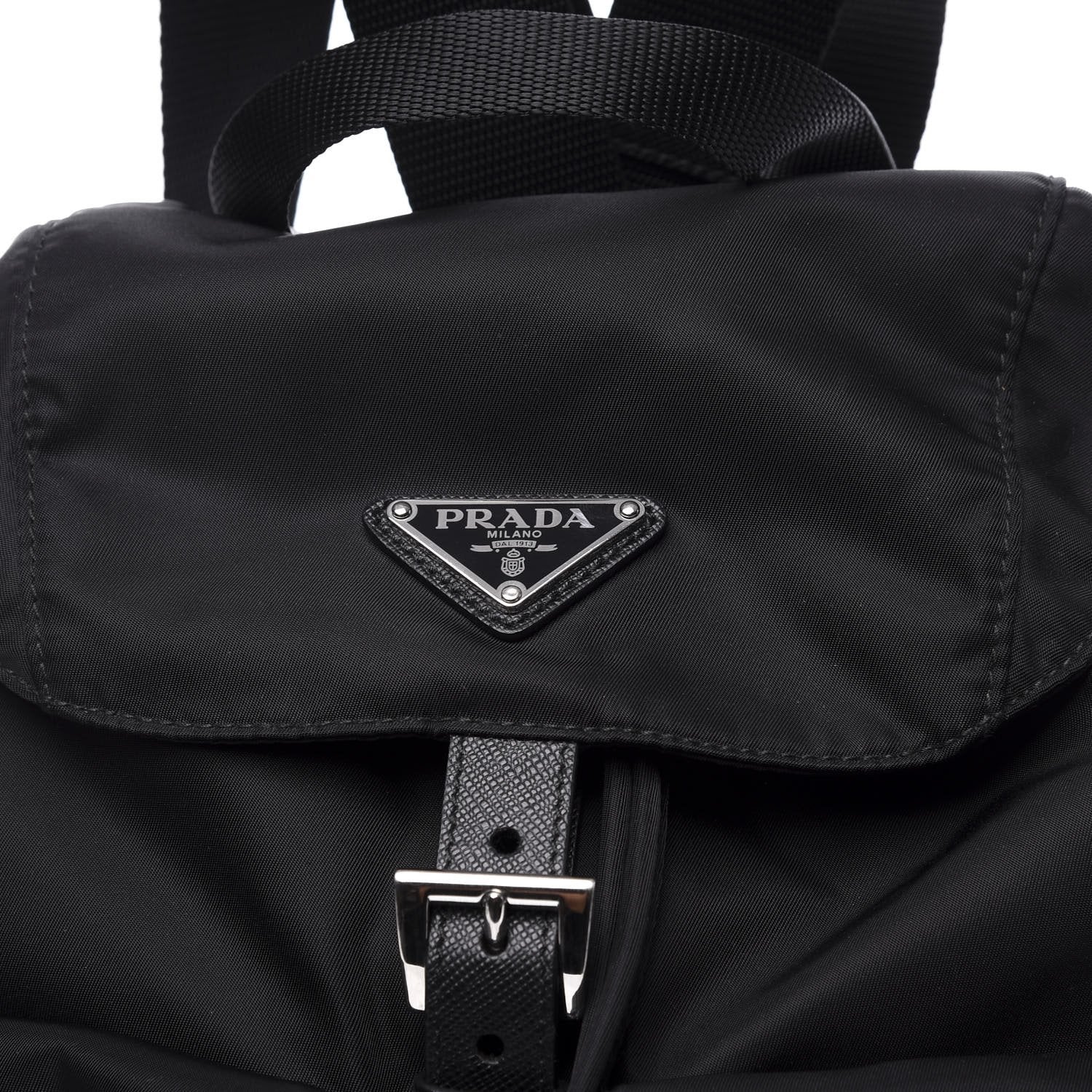 Prada Zainetto Unisex Black Tessuto Nylon Backpack Rucksack