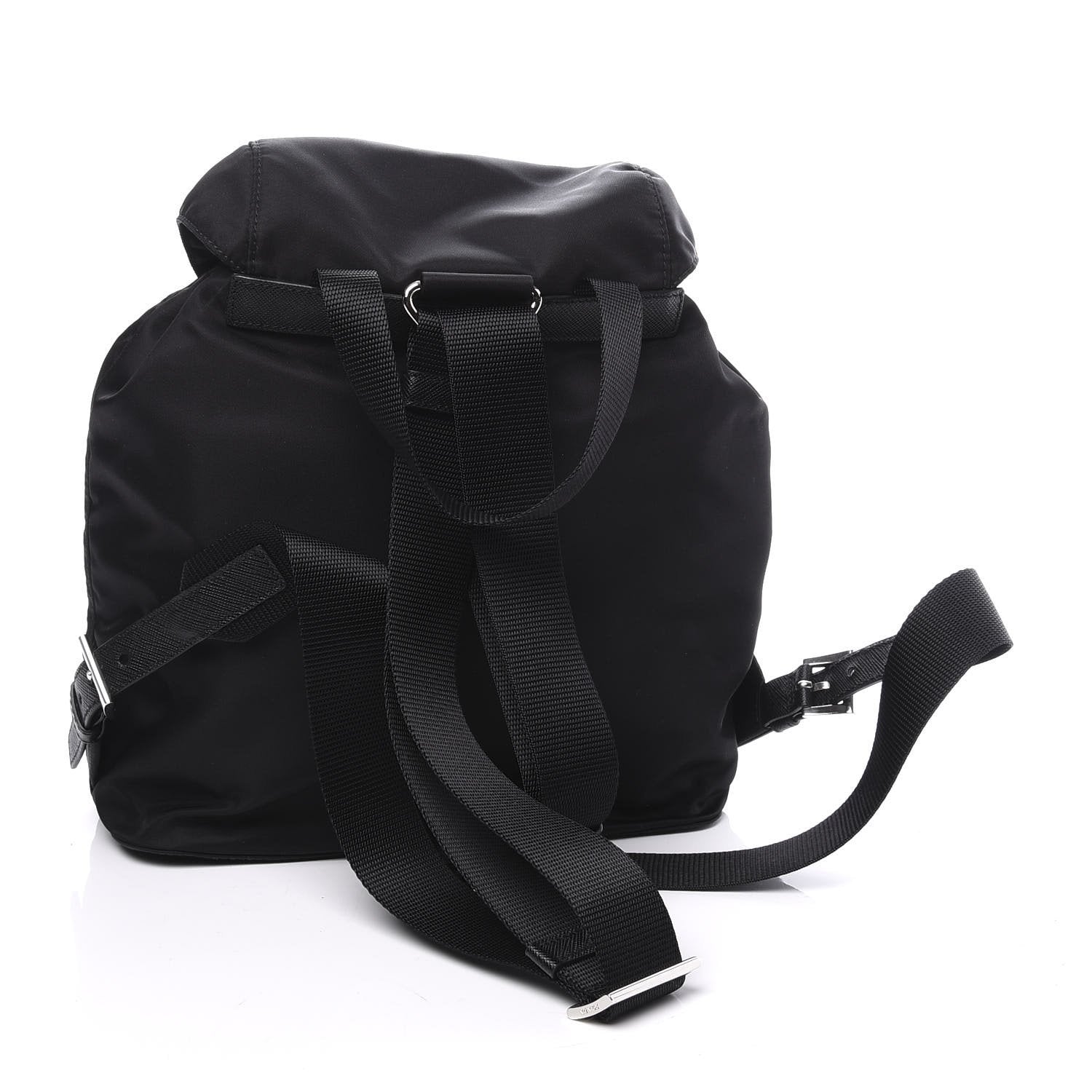 Prada Zainetto Unisex Black Tessuto Nylon Backpack Rucksack