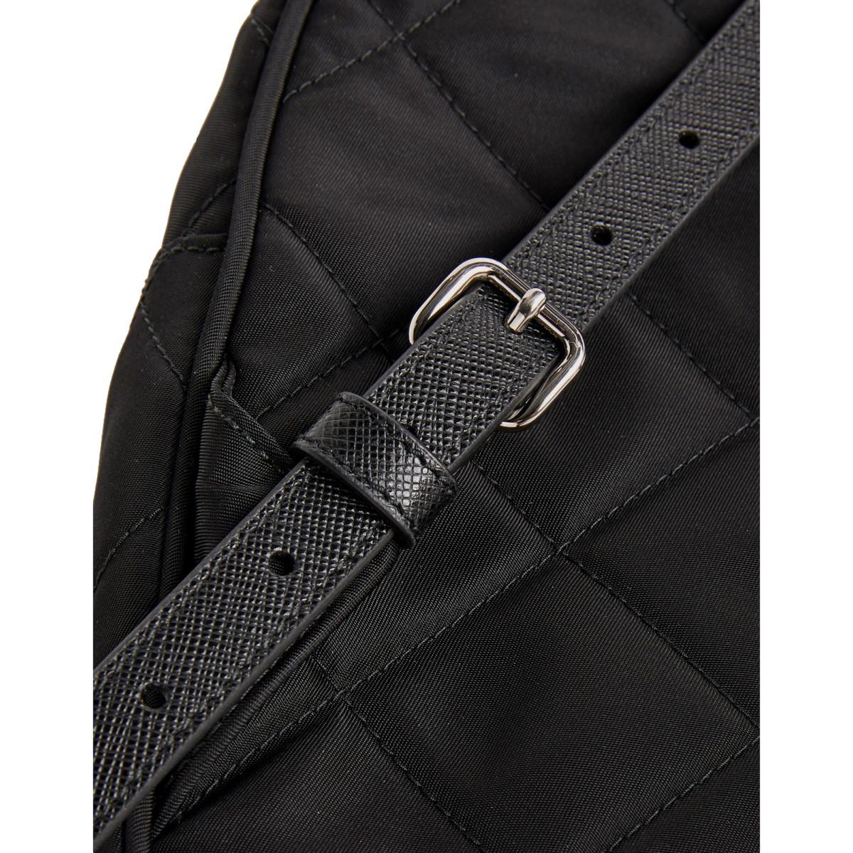 Prada Zaino Black Tessuto Nylon Quilted Backpack