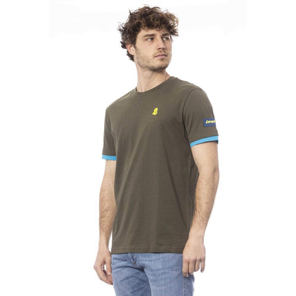 Invicta Cotton Crew Neck Tee in Green