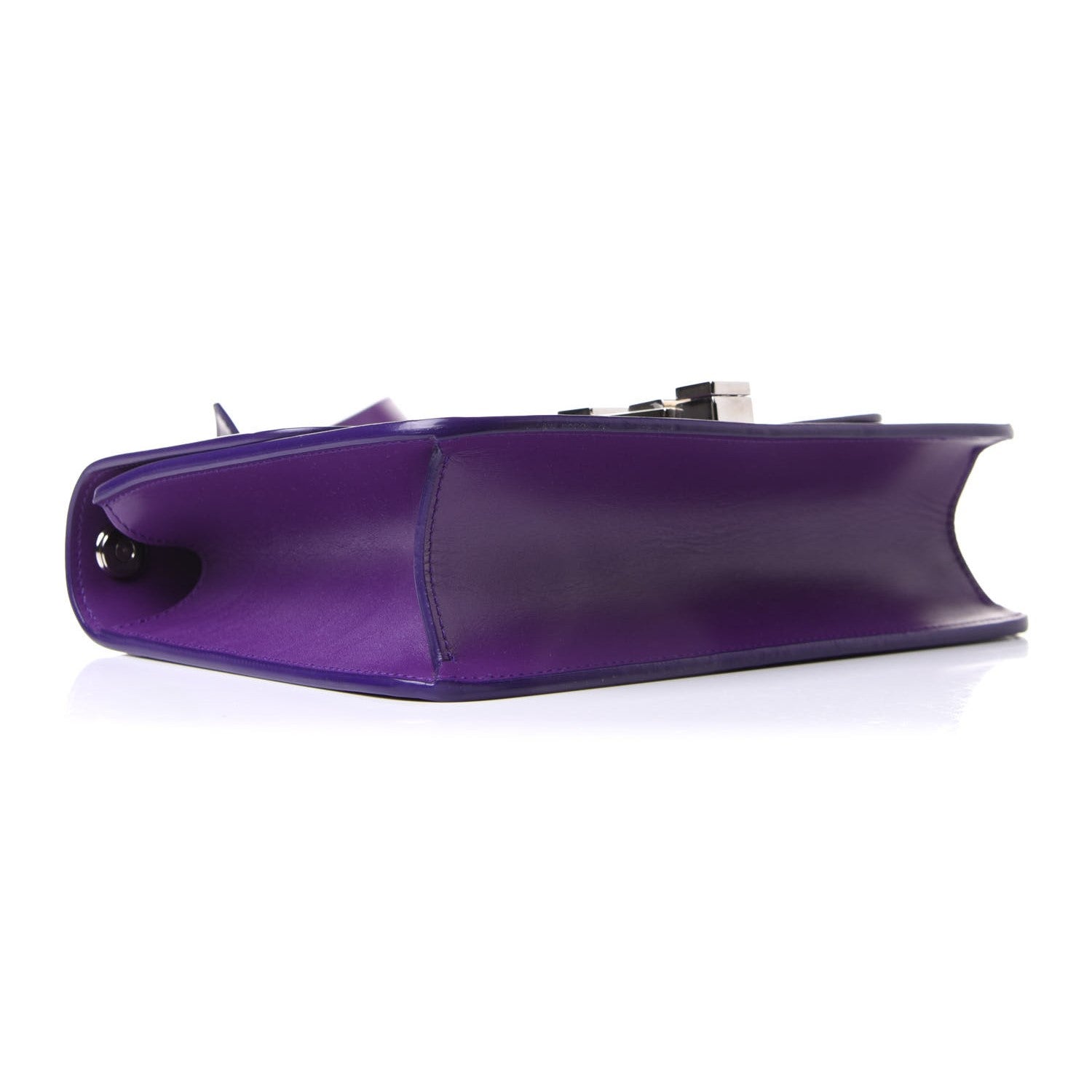 Saint Laurent Carre Royal Purple Ultra Soft Calf Leather