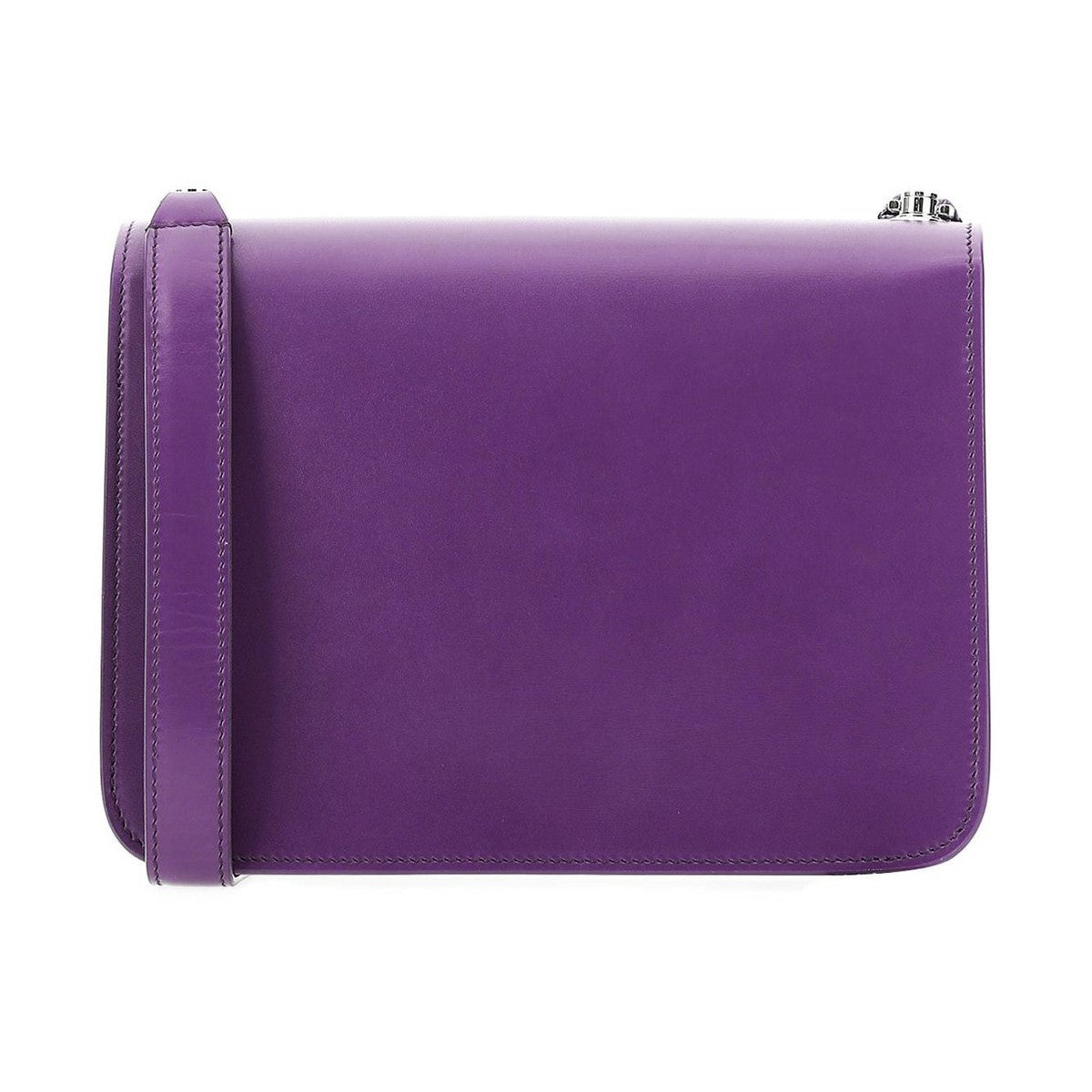 Saint Laurent Carre Royal Purple Ultra Soft Calf Leather