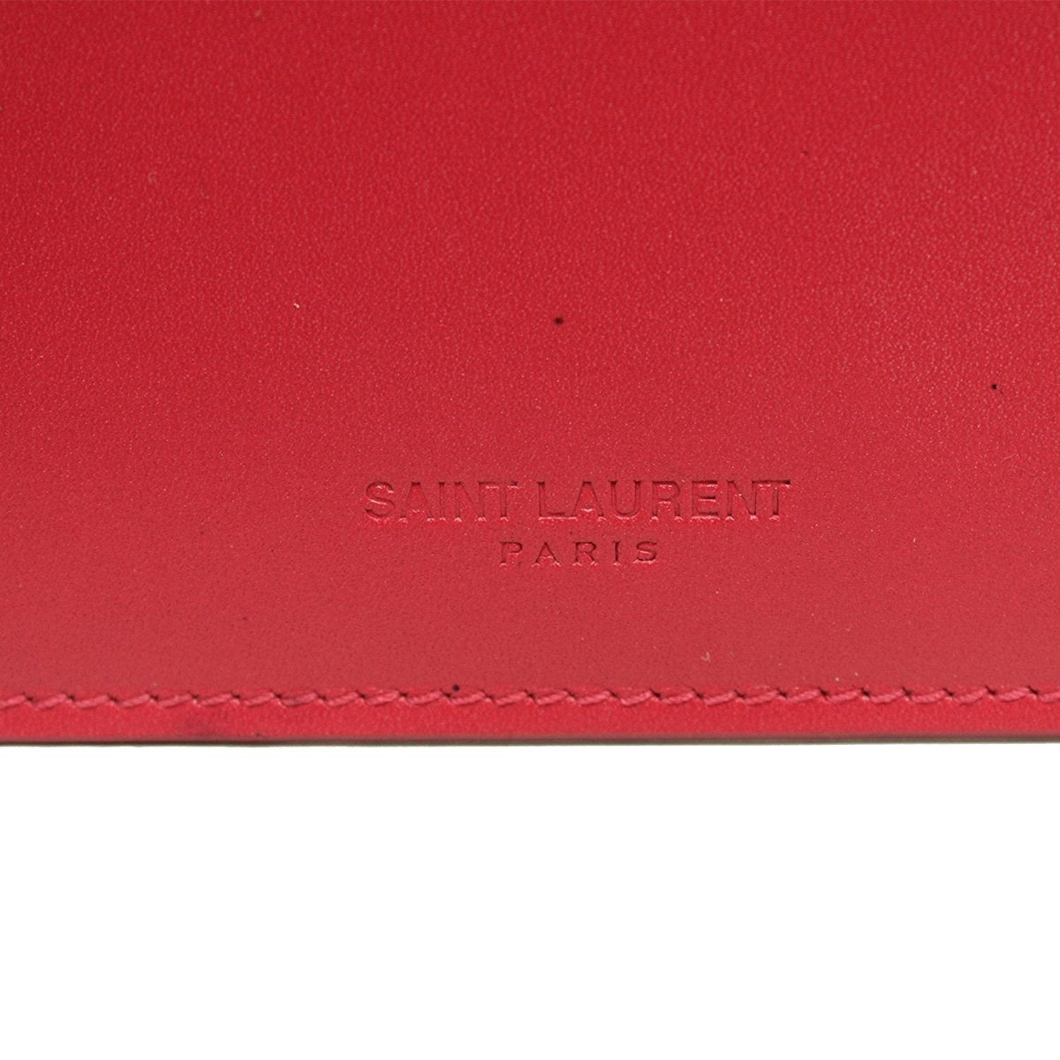 Saint Laurent Lipstick Pink Classic Leather Document Holder