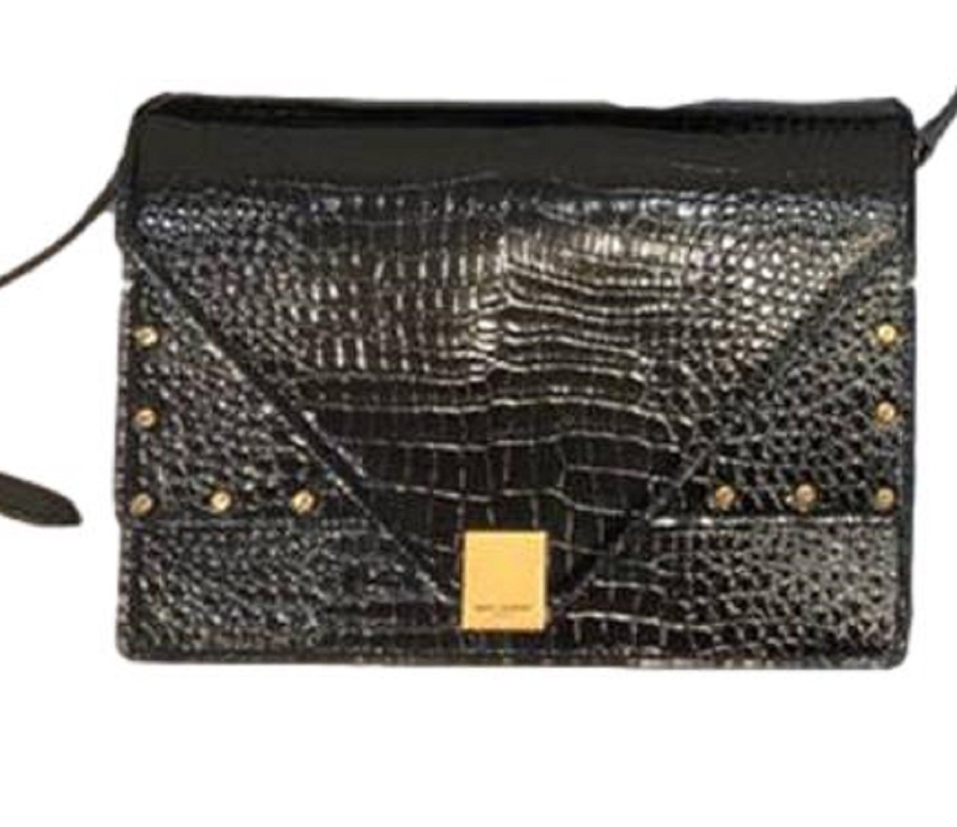 Saint Laurent Margaux Crocodile Leather Crossbody Bag