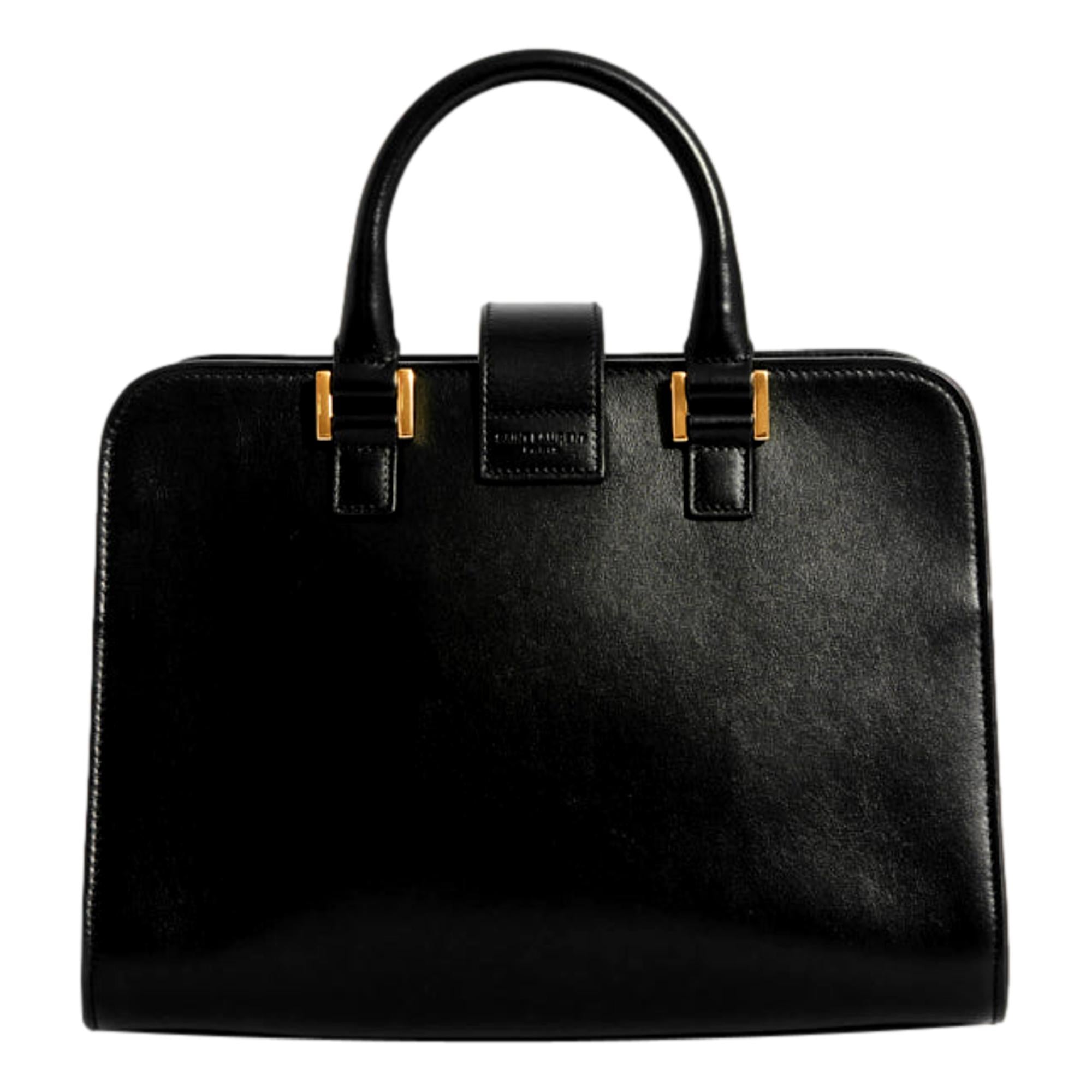 Saint Laurent Monogram Baby Cabas Black