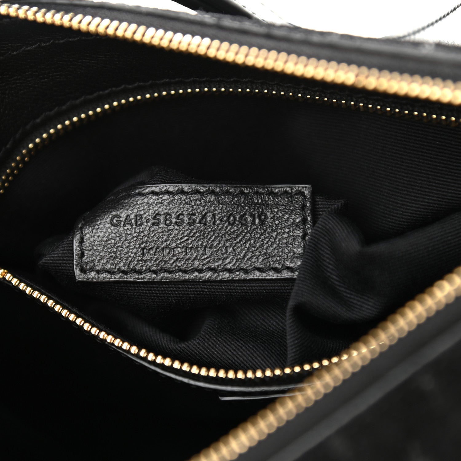 Saint Laurent YSL King Palm Suede Monogram Black Crossbody Bag