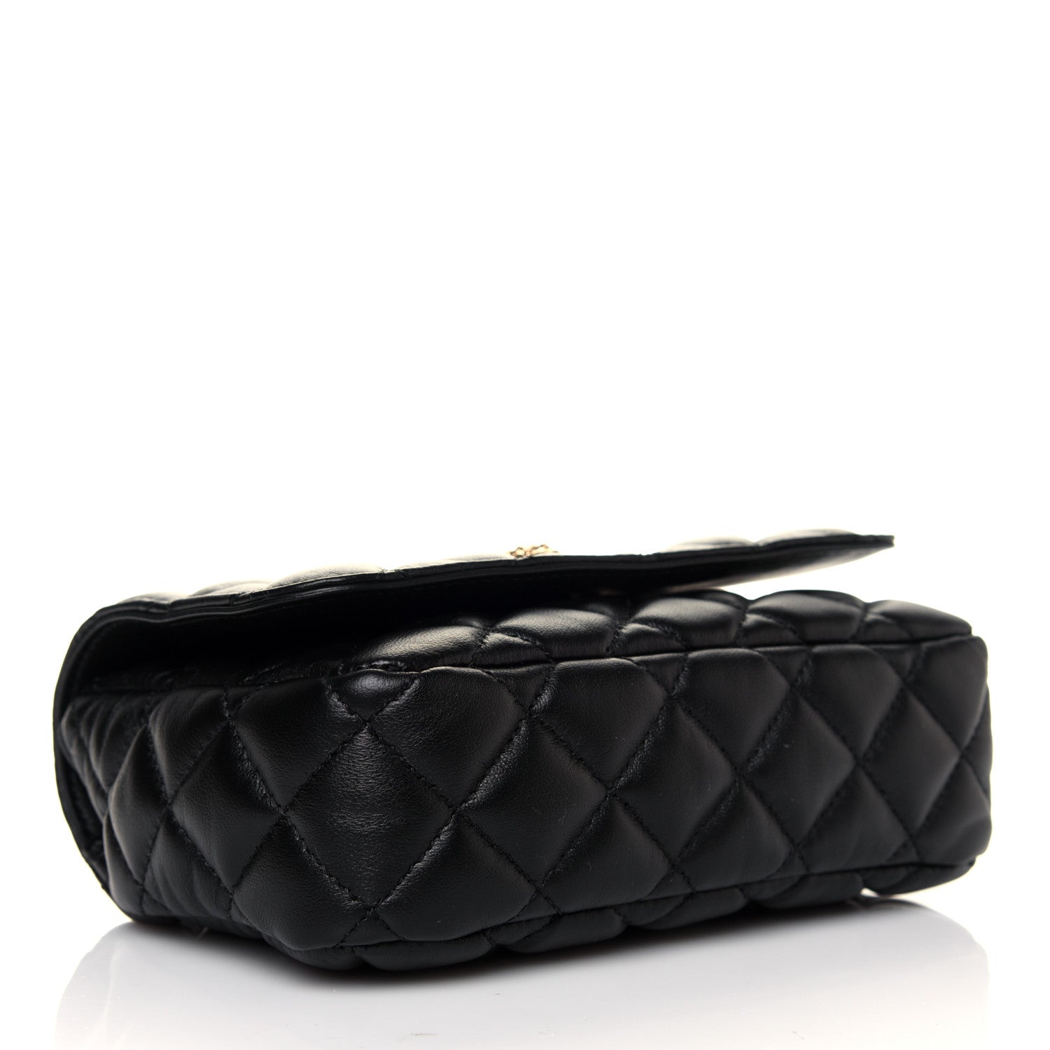 Versace Medusa Nappa Quilted Black Leather Chain Crossbody